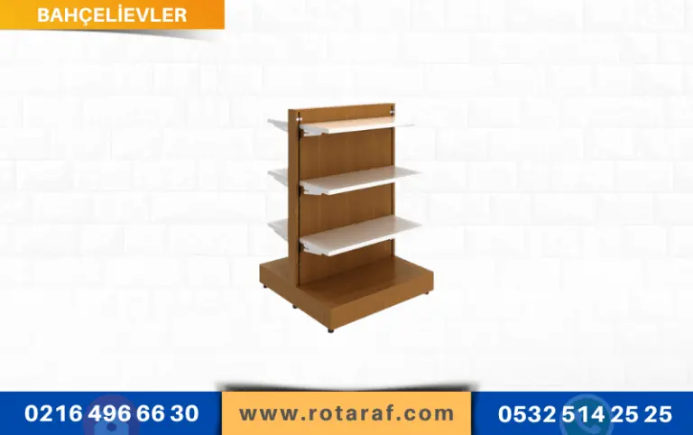 Bahçelievlerde kişiye özel raf sistemleri