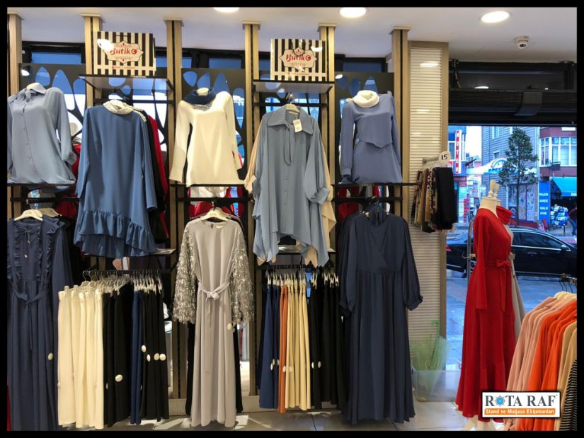 Vitrin Raf ve Askı Tasarımı 3