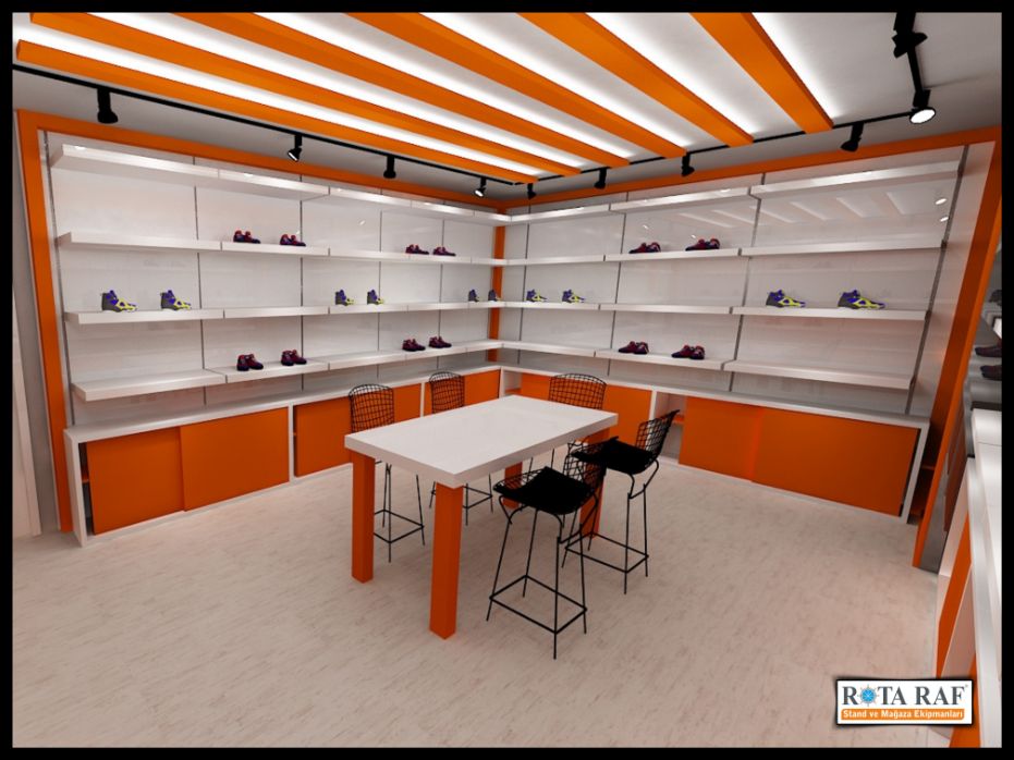 Tekstil Showroom Rafları 18