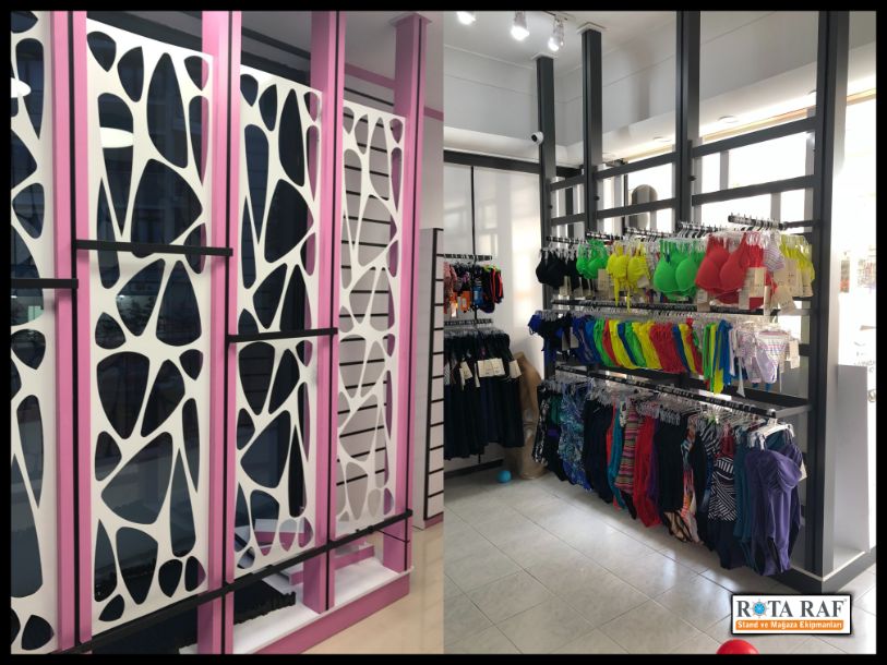 Vitrin Raf ve Askı Tasarımı 24