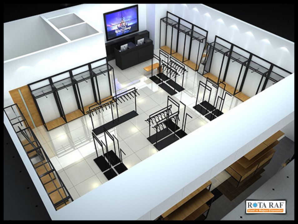 Tekstil Showroom Rafları 24