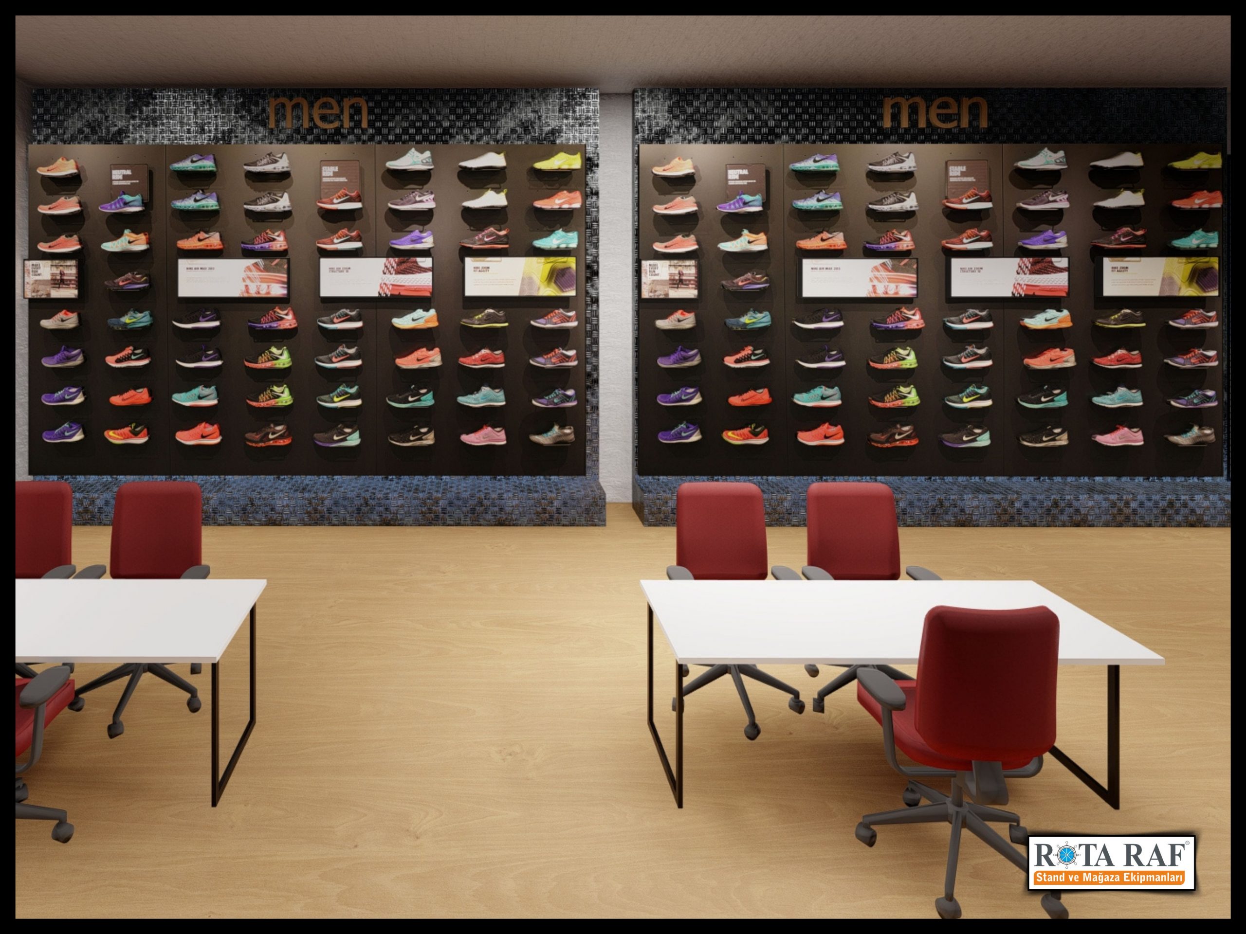 Tekstil Showroom Rafları 28