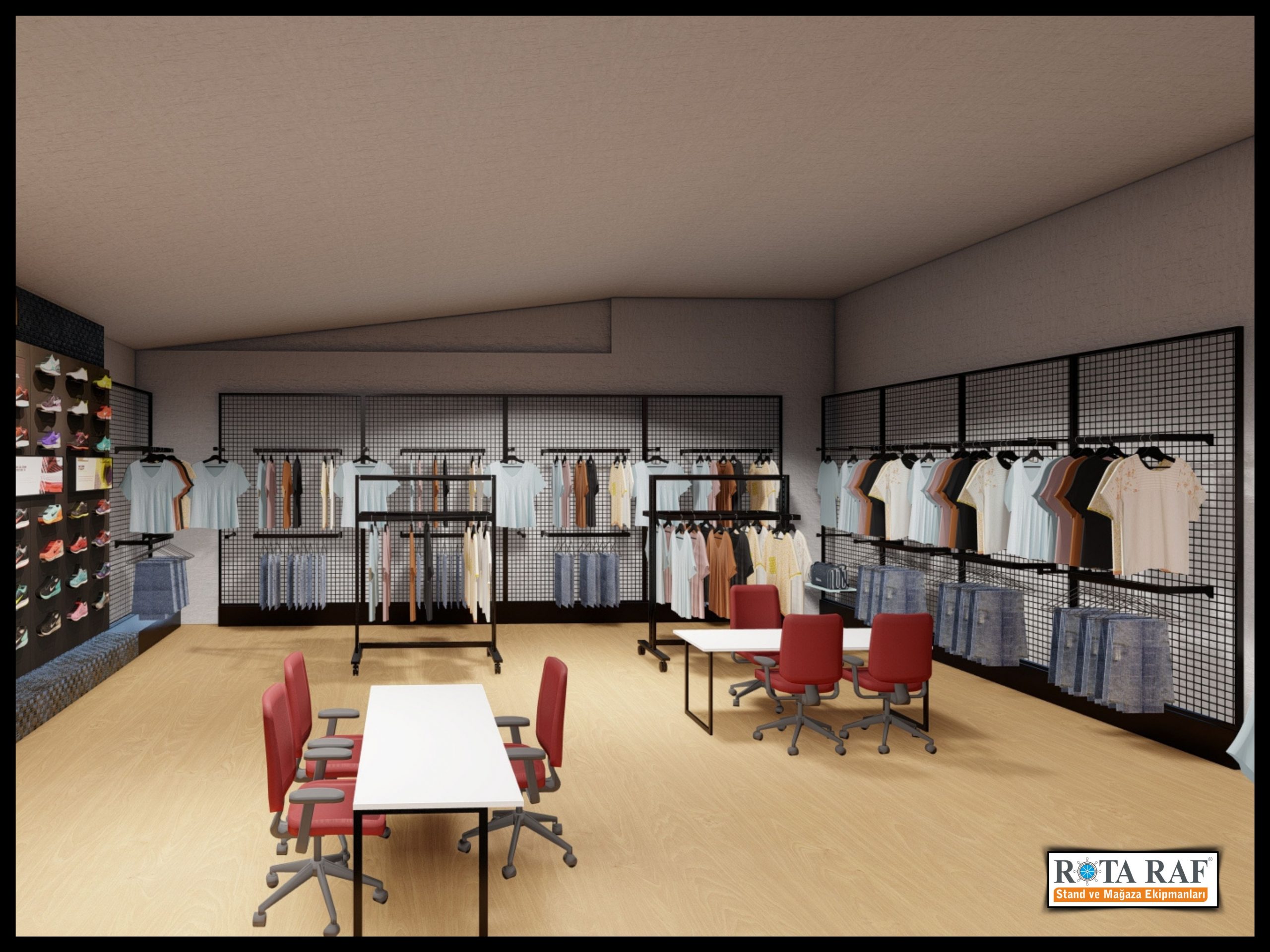 Tekstil Showroom Rafları 29