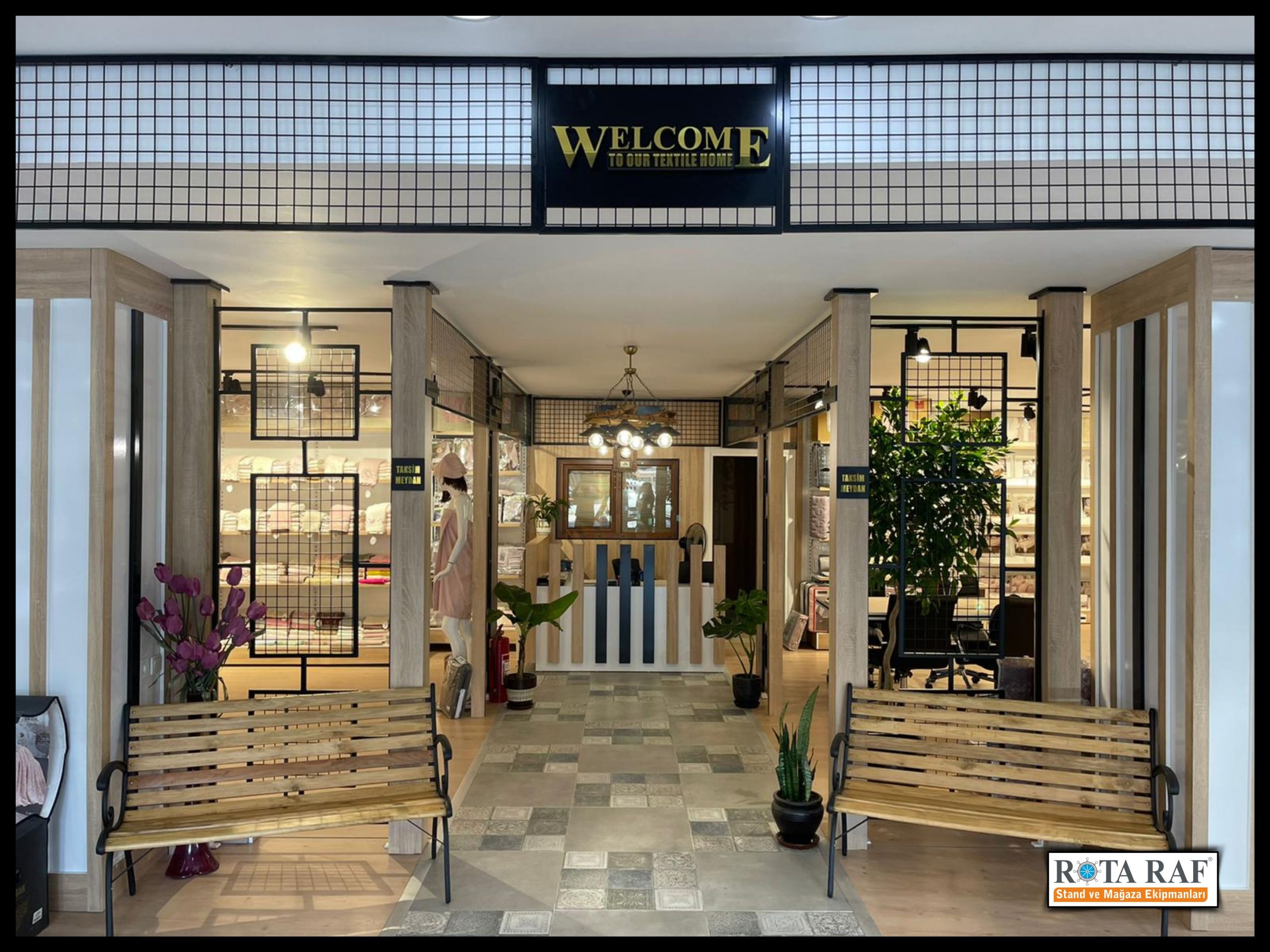 Tekstil Showroom Rafları 38