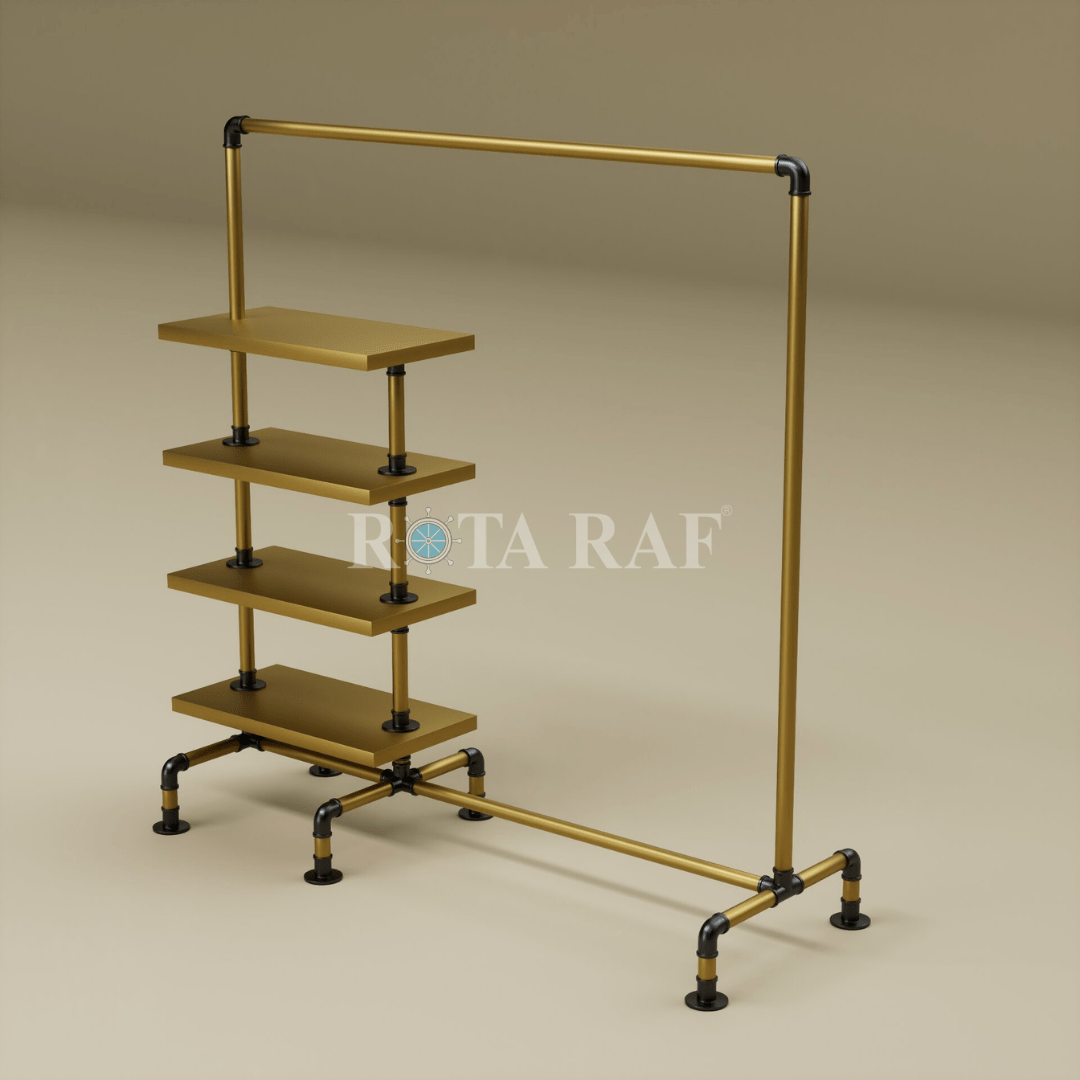 Raflı Askılı Stand