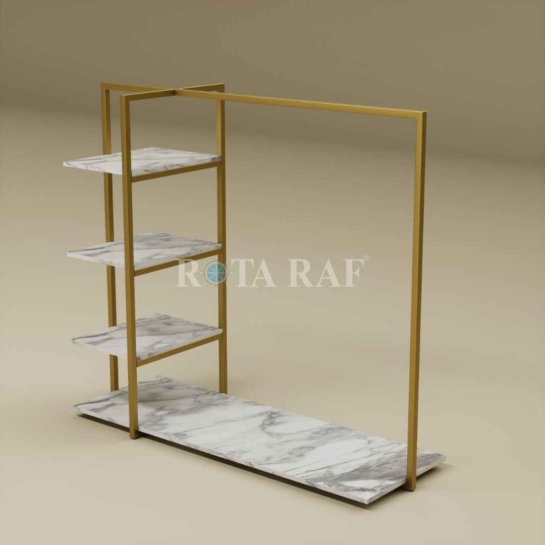 Raflı Askılı Stand